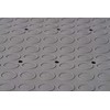 Croydex AG220531H Anti-Bacterial Raised Oval Rubber Bath Mat, Grey with