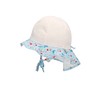 Sterntaler Girls' Sun Hat Flower Wreath Hat, White