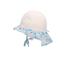 Sterntaler Girls' Sun Hat Flower Wreath Hat, White