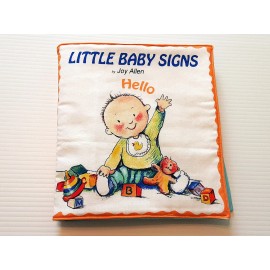 Unbranded 'Little Baby Signs'  Soft, Washable, Cloth Book for Baby / Toddler