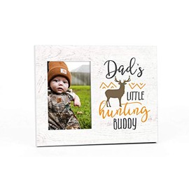 Dad's Little Hunting Buddy Picture Frame For A 4x6 Photo