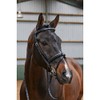 John Whitaker Eastwood Raised Flash Snaffle Bridle Full Size Black