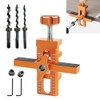 Cabinet Door Installation Positioner Set, Adjustable Drilling Template with Drilling