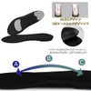 Insoles (Black+Gray), S 7.9 - 9.1 inches (20 - 23