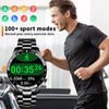 LIGE large disc steel band smart watch with exercise and
