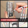 Nicpro 24PCS CP3000 Mechanical Carpenter Pencil Set with Sharpener &