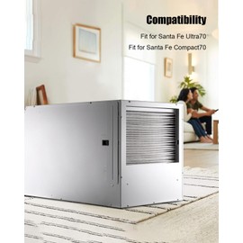 GUXPCH 9 x 11 x 1 MERV 13 Replacement Dehumidifier Filter Compatible with Santa Fe Compact70 Ultra70 Element Compact2 UA 65H Dehumidifier Models, 4 Pack High-Efficiency Air Dehumidifier Filters