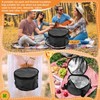 Round Insulated Bag 11x7in Oxford Cloth Casserole Carrier Reusable Cooler