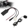 Bluetooth5.0 AUX IN Cable Adapter ISO Handsfree Microphone Replacement for