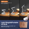 Akejrym LED Desk Lamp for Office Home & Battery Operated