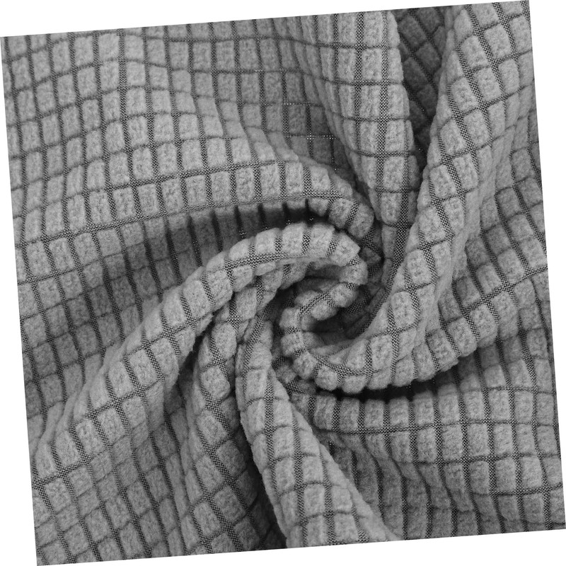 MAGICLULU 2Pcs Elastic Sofa Armrest Covers Light Grey Protective Towels