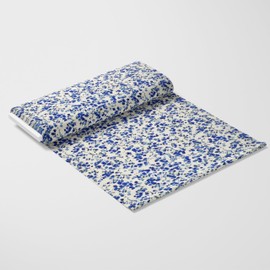 Linen Viscose Printed Fabric - 55 Inches (142cm) Wide - Soft Linen Viscose Blend, Floral Design - Ideal for Dressmaking, Quilting, Crafts by Design Discount Fabric LTD (LVP025-1 Metre)