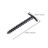 WHAMVOX 12pcs Plastic Tent Pegs Lightweight Nylon Spiral Stakes for