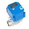 U.S. Solid Motorized Ball Valve with Manual Function - 3/4"