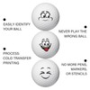 PLIGREAT Funny Expressions Golf Ball Markers 32 Pcs Creative Pattern