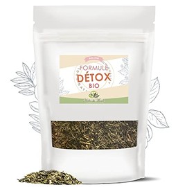 Herbes du Monde Organic Detox Herbal Tea - Organic Detox Challenge - Cleansing the Whole Body - 1 Bag of 100g