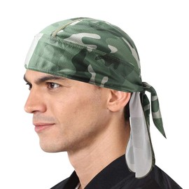 Quick Dry Skull Cap Sport Bandana Headwear Breathable Sweat Wicking Beanie Cap Adjustable Cycling Headscarf Cap Unisex Head Protection Sports Cooling Head Wrap for Cycling Hiking Climbing Running