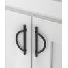 Coinkoly 10 Pack Black and Nickel Cabinet Pulls 5 Inch