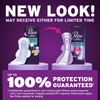 Poise Overnight Ultra Thin Incontinence & Postpartum Pads with Wings