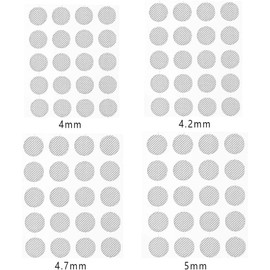 JJLFresheners 20 Pcs/Set Earbuds Filters Earphone Filter Mesh, Earphone Protective Filters Earphone Accessories, Earbud and in-Ear Headphones 4 Sizes(4mm)