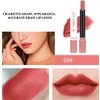 4 Unids/set Conjunto de Lápiz Labial Forma de Cigarrillo Mate