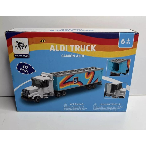 Bee Happy ALDI Truck Building Block Set - Bee Happy