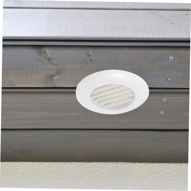 SHOWERORO 2Pcs Round Air Vent Louver for Air Conditioner Ceiling