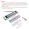 Electric Magnetic Lock 180KG 350LBS Holding Force Electromagnet Lock 12V
