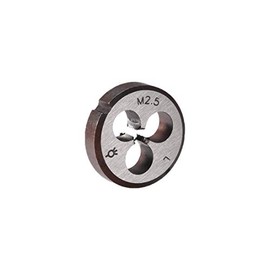 uxcell M2.5 X 0.45 Metric Round Die, Machine Thread Left Hand Threading Die, Alloy Steel