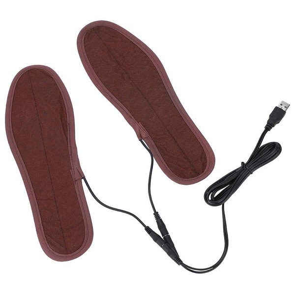 USB Electric Heated Shoe Inserts Comfortable Feet Warmer Temperature Controller Foot Warmer for Men and Women [41-4