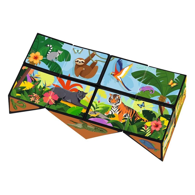 Moses. Magico puzzle cubo – nella giungla Fidget Toy pieghevole