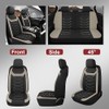 CAROMOP - Fundas transpirables para asiento de auto, asientos completos,