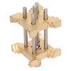 Watch Movement Holder Fixed Base Adjustable 4 Sided Watchmaker Clamp