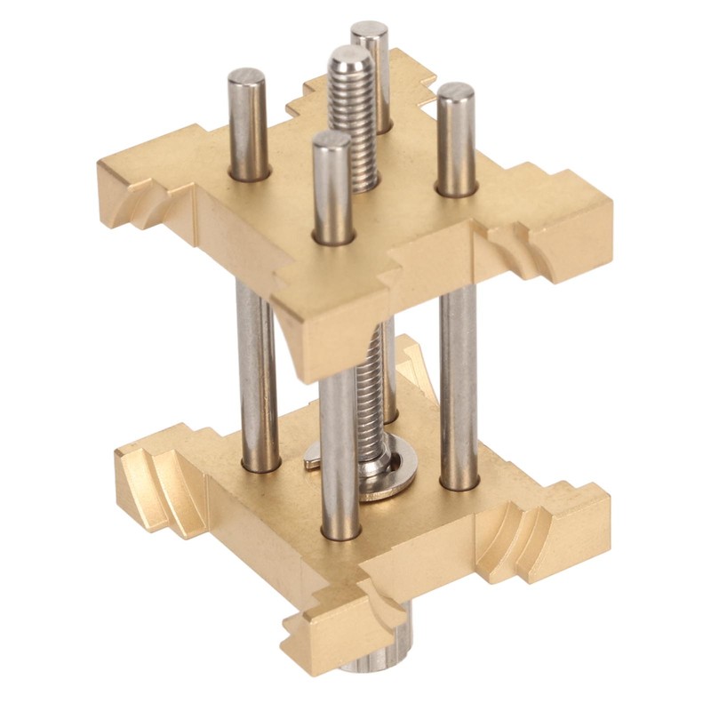 Watch Movement Holder Fixed Base Adjustable 4 Sided Watchmaker Clamp