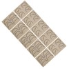 10pcs Tattoo Scalp Practice Skin Front Side Ink Free Rubber
