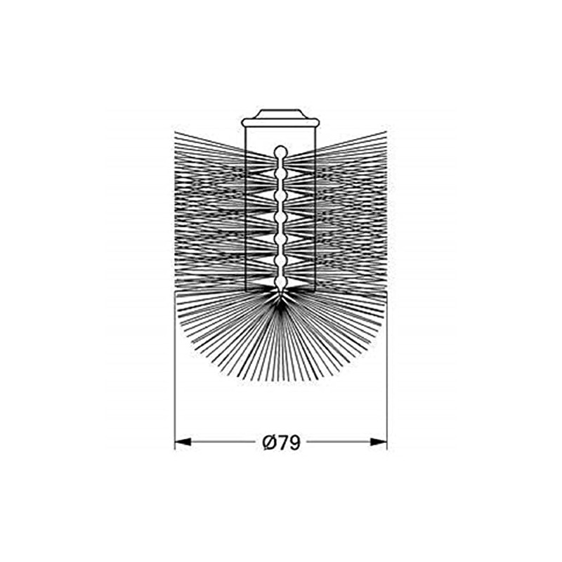 GROHE Ersatzbürstenkopf (Original Ersatzteil, Langlebig, Robust, Herstellergarantie: 5 Jahre), 40177000