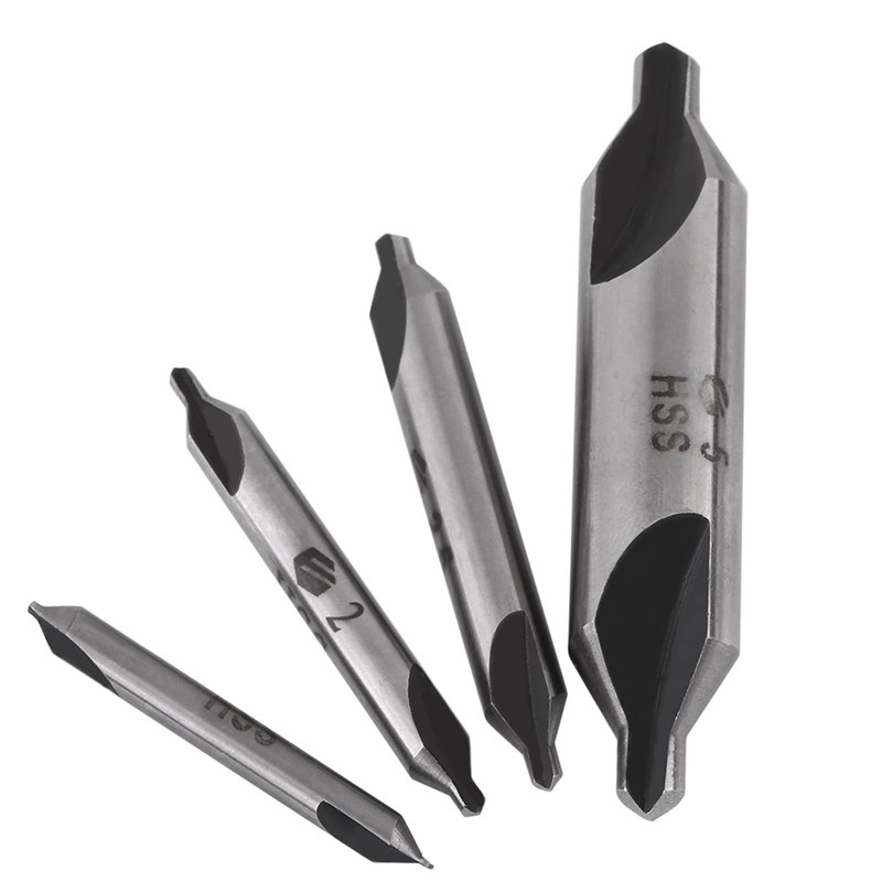 left hand spiral centre drills winlaw centre drill Yusat 4pcs