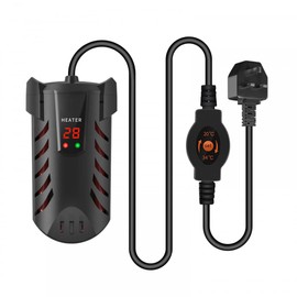 DONGKER Fish Tank Heater, 200W Aquarium Heater with External Controller LED Digital Display Controller Poweroff Protection for 70-120L Turtle Fish Tank