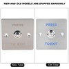 Stainless Steel Door Switch Door Exit Access Push Button Release