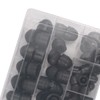 Tiardey 145pcs Plastic Cap Nuts Set Hex Nut Cover M4