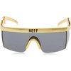NEFF Men's Brodie Wrap Around Sport UV400 Sunglasses Rectangular Gold