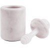Marblous Krafts Marble Honey Jar with Dipper & Lid |5.5"