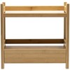 Sorbus Bamboo Bathroom Counter Organizer – 2-Tier Shelf with Hidden