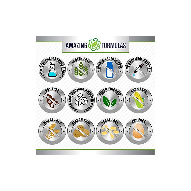 Amazing Formulas Quercetin 500 Mg 60 Veggie capsules