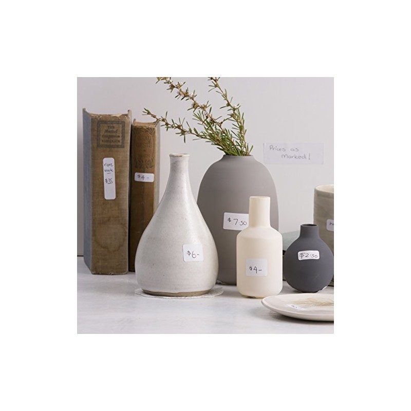 Avery Handwritable Rectangle Stickers, White, 12 x 18 mm, 216