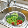 MUCKLILY Stainless Steel Basin 10.6 Inch Multi-Use Mixing Bowl for