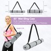 YOGAER Yoga Mat Carrier Strap, Adjustable Thick Straps Sling for