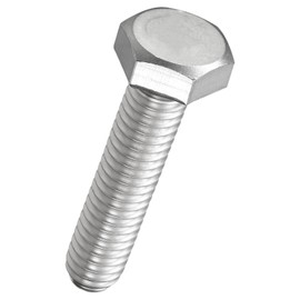 Kozelo 25 Pcs Hex Head Screws Bolts - [5/16"-18x1-1/2] 304 Stainless Grade A2-70 Steel Fully Threaded Hex Tap Hexagon Head Machine Bolts Right Hand External Hex Drive, Silver