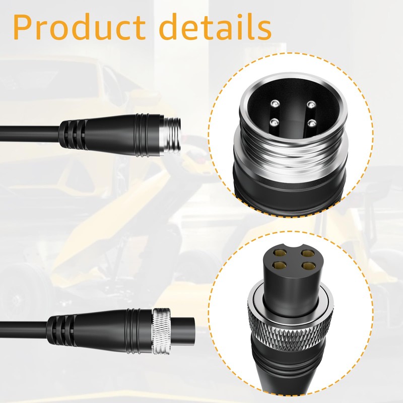 4-Pin by Segway Go Kart Kit Extension Cable, Compatible with