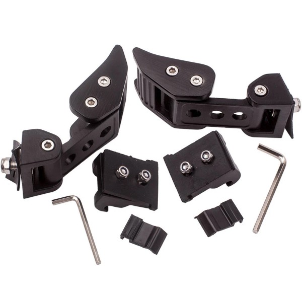 BFO 2 Pcs Black Hood Latch Locking Catch for Jeep